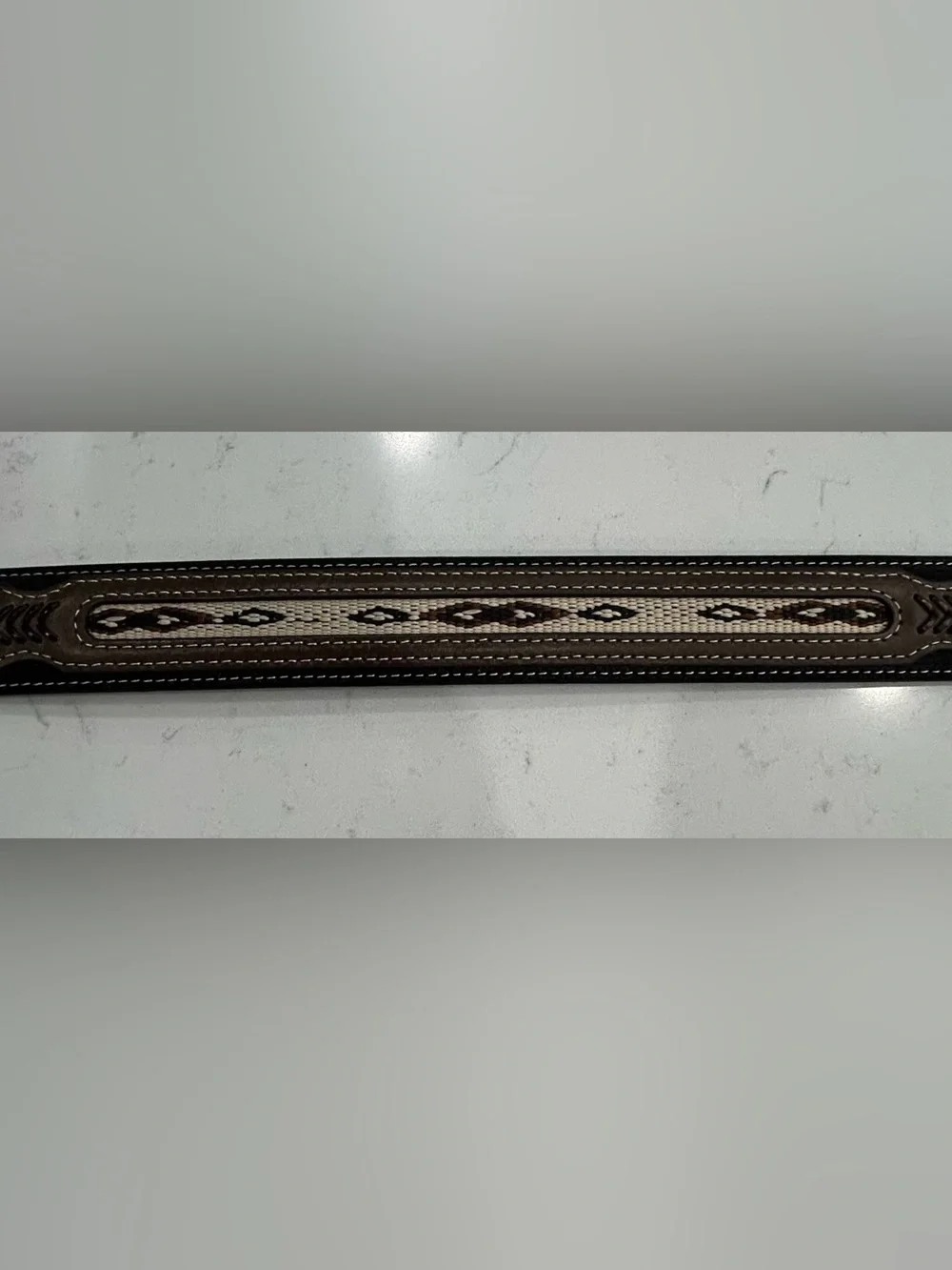 The Nocona Men's Top Hand Aztec Ribbon Belt